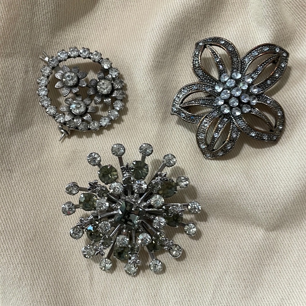 Vintage Brooch Set of 3